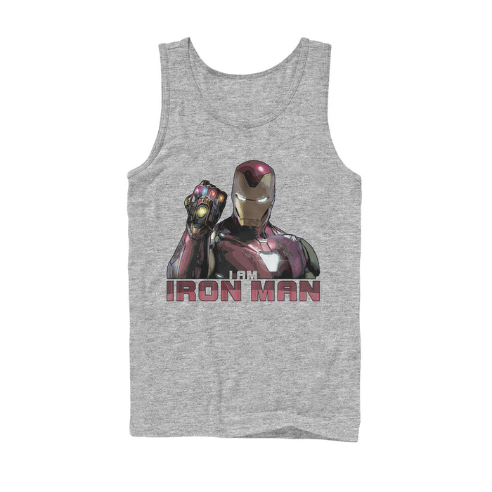 fifth sun Men's Marvel Avengers: Endgame I Am Iron Man Tank Top