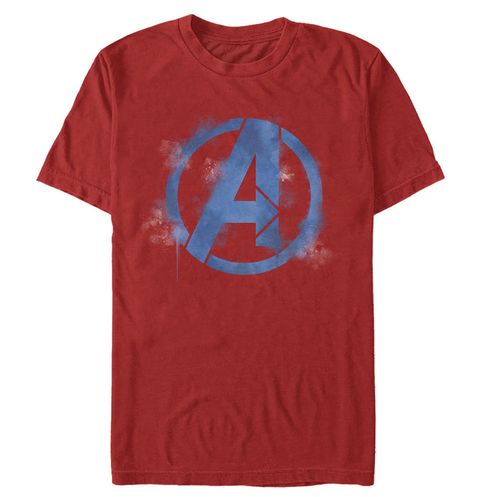 Fifth Sun Men's Marvel Avengers: Endgame Smudged Logo T-Shirt