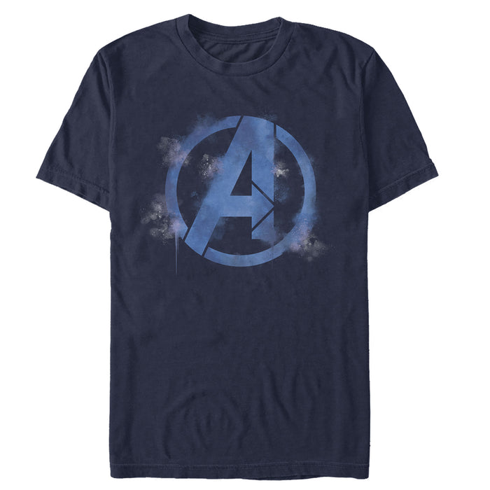 fifth sun Men's Marvel Avengers: Endgame Smudged Logo T-Shirt