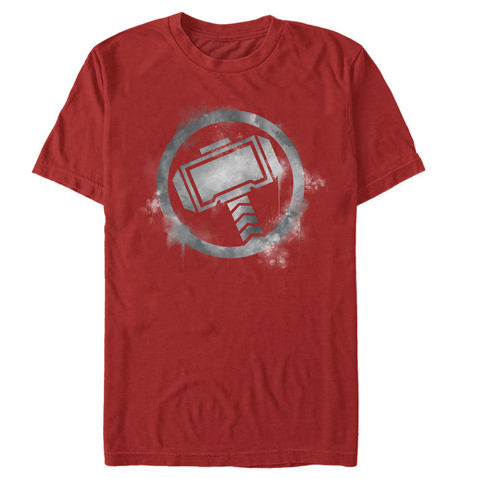 fifth sun Men's Marvel Avengers: Endgame Smudged Thor T-Shirt