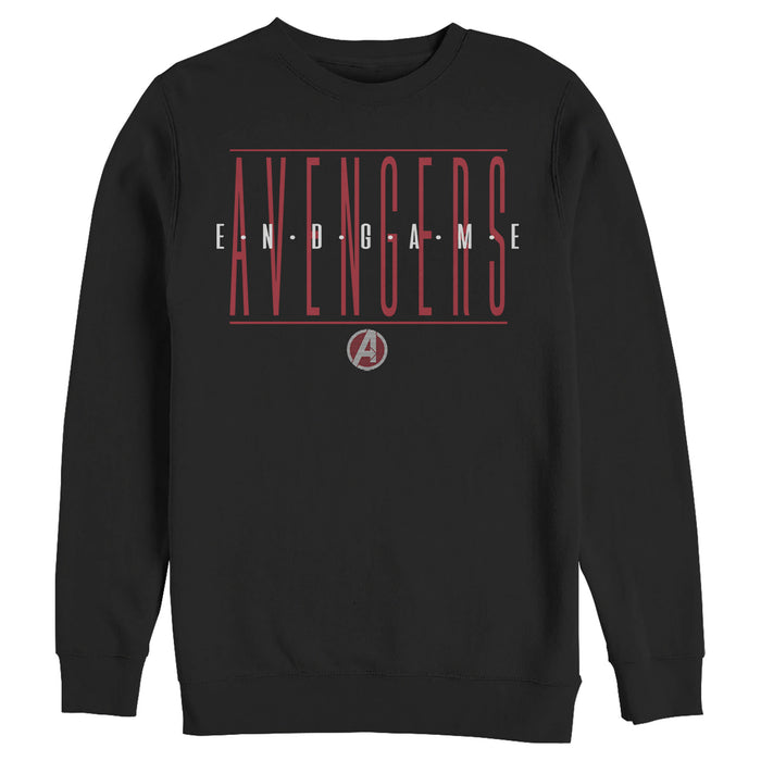 fifth sun Men's Marvel Avengers: Endgame Tall Text Sweatshirt