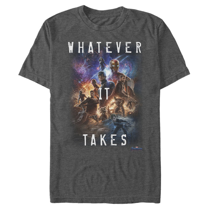Fifth Sun Men's Marvel Avengers: Endgame Whatever It Takes Poster T-Shirt