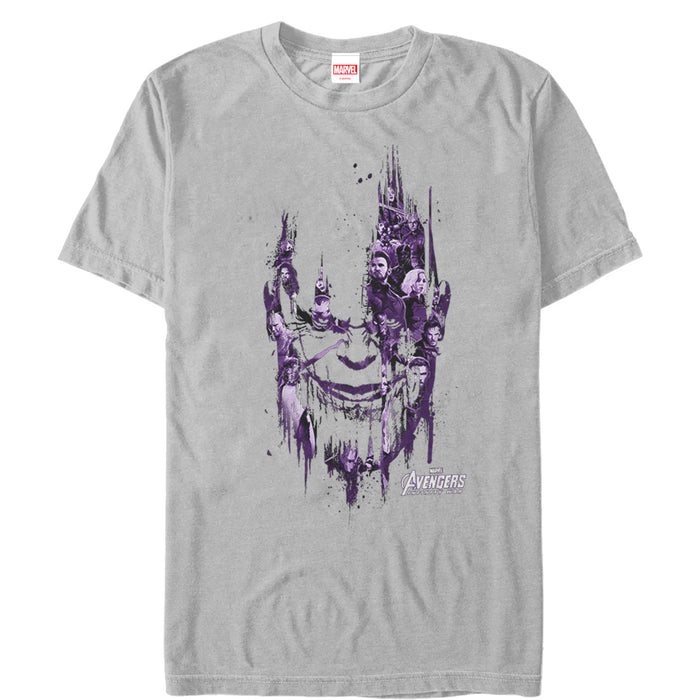 fifth sun Men's Marvel Avengers: Infinity War Thanos Face T-Shirt