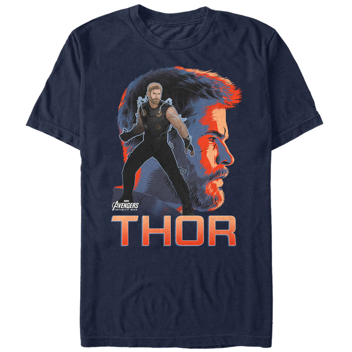 fifth sun Men's Marvel Avengers: Infinity War Thor View T-Shirt