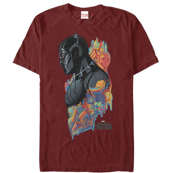 Fifth Sun Men's Marvel Black Panther 2018 Artistic Pattern T-Shirt