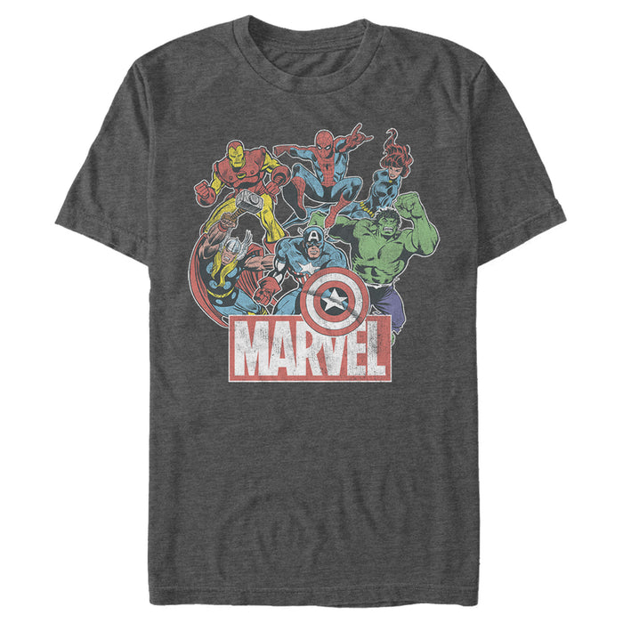 Fifth Sun Men's Marvel Classic Hero Collage T-Shirt