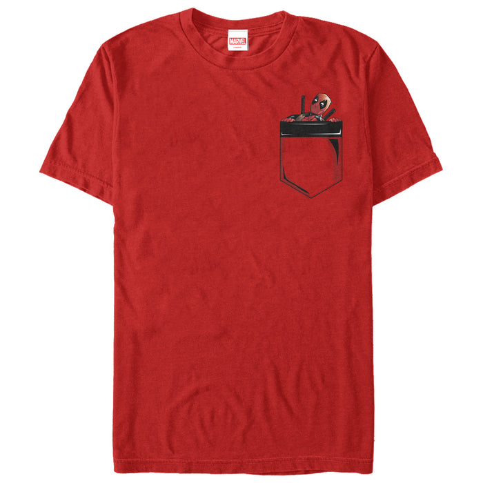 fifth sun Men's Marvel Deadpool in Your Pocket T-Shirt
