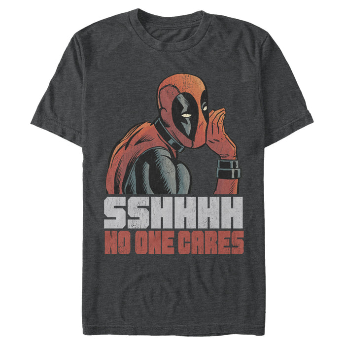 Fifth Sun Men's Marvel Deadpool No One Cares T-Shirt