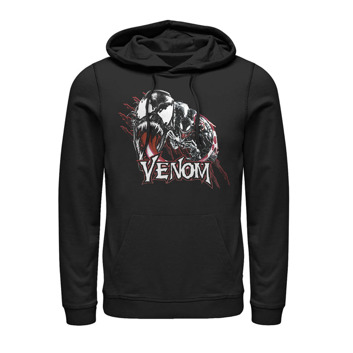 fifth sun Men's Marvel Double Venom Pull Over Hoodie
