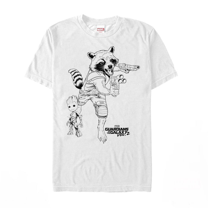 fifth sun Men's Marvel Guardians of the Galaxy Vol. 2 Best Friend T-Shirt