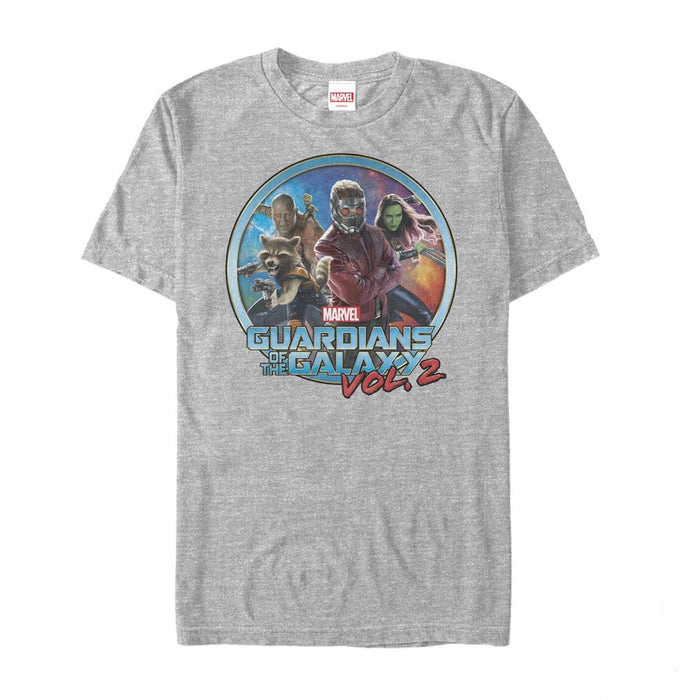 fifth sun Men's Marvel Guardians of the Galaxy Vol. 2 Team Circle T-Shirt