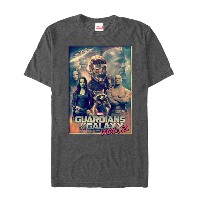 fifth sun Men's Marvel Guardians of the Galaxy Vol. 2 Team Effort T-Shirt