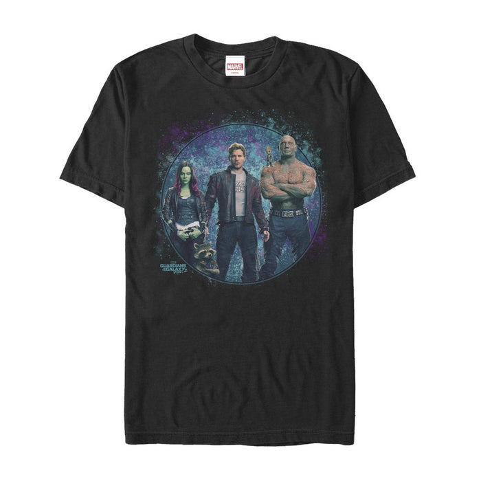 fifth sun Men's Marvel Guardians of the Galaxy Vol. 2 Team Starry Sky T-Shirt