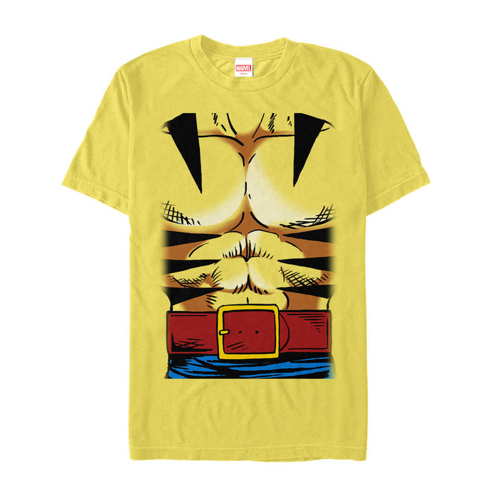 fifth sun Men's Marvel Halloween X-Men Wolverine Costume T-Shirt