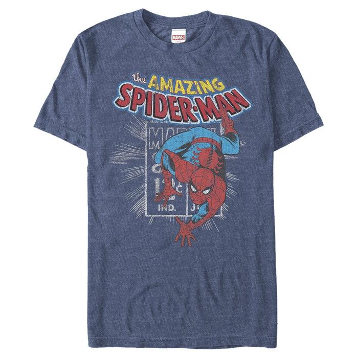 fifth sun Men's Marvel Spider-Man Comic Book Cent T-Shirt