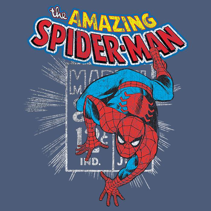Fifth Sun Men's Marvel Spider-Man Comic Book Cent T-Shirt