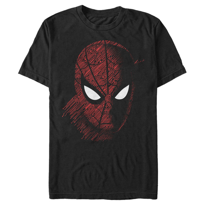 Fifth Sun Men's Marvel Spider-Man: Far From Home Tech Pattern T-Shirt