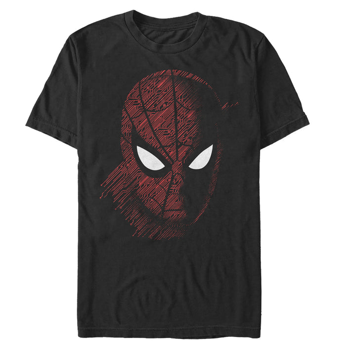 fifth sun Men's Marvel Spider-Man: Far From Home Tech Pattern T-Shirt