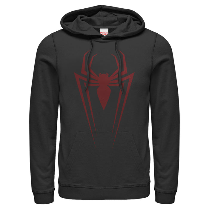Fifth Sun Men's Marvel Spider-Man Icon Badge Pull Over Hoodie