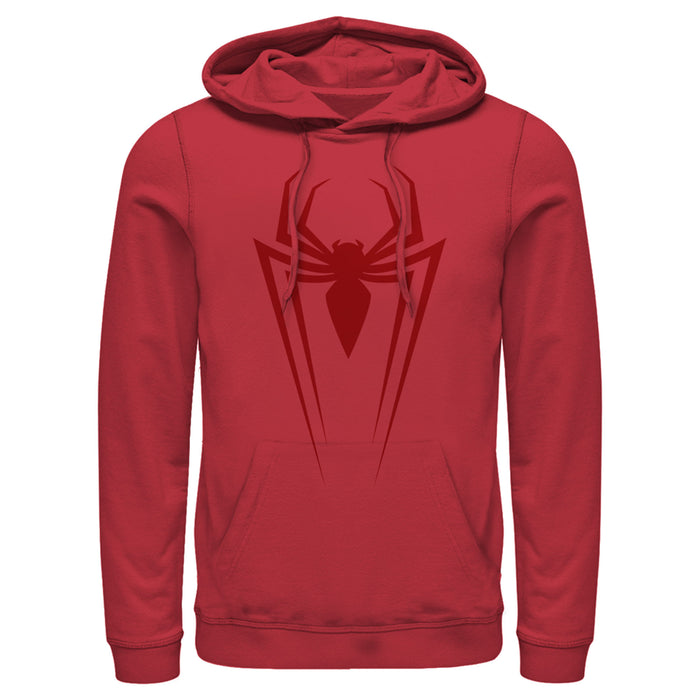 fifth sun Men's Marvel Spider-Man Icon Badge Pull Over Hoodie