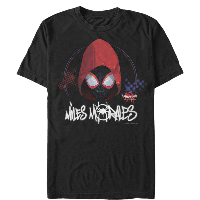 fifth sun Men's Marvel Spider-Man: Into the Spider-Verse Hooded Miles T-Shirt