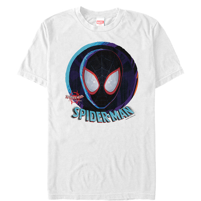 fifth sun Men's Marvel Spider-Man: Into the Spider-Verse Mask T-Shirt
