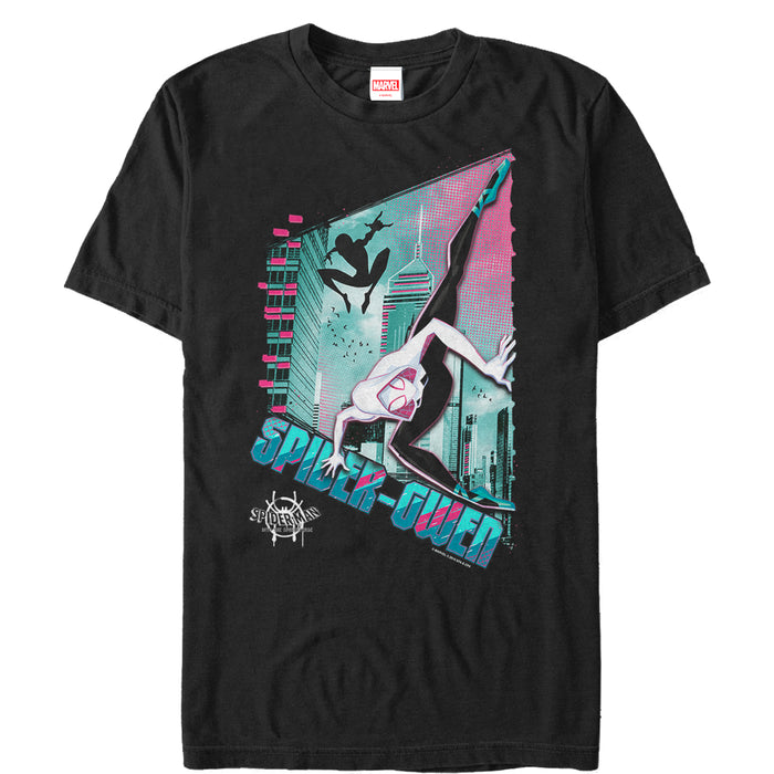 fifth sun Men's Marvel Spider-Man: Into the Spider-Verse Modern Spider-Gwen T-Shirt