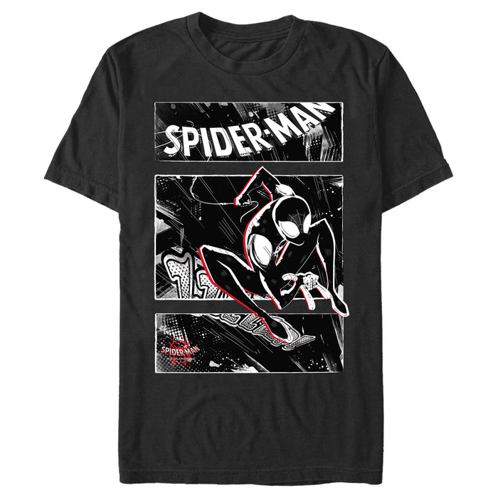 fifth sun Men's Marvel Spider-Man: Into the Spider-Verse Shadow Streets T-Shirt