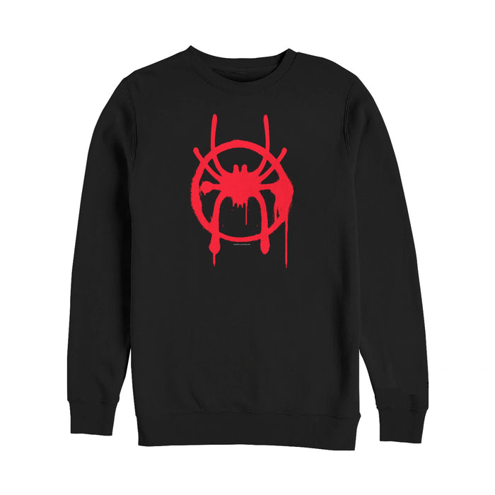fifth sun Men's Marvel Spider-Man: Into the Spider-Verse Symbol Sweatshirt