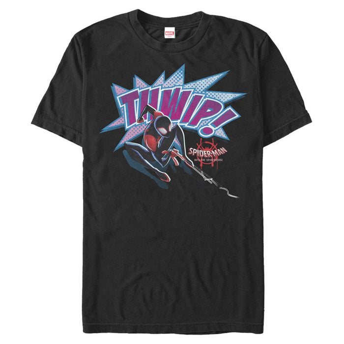 fifth sun Men's Marvel Spider-Man: Into the Spider-Verse Thwip T-Shirt