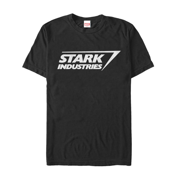 fifth sun Men's Marvel Stark Industries Iron Man Logo T-Shirt