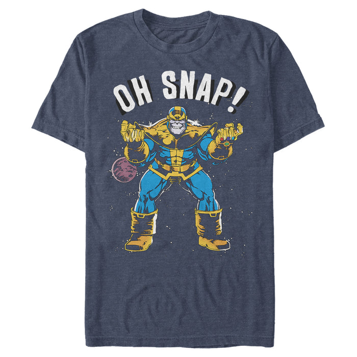 Fifth Sun Men's Marvel Thanos Retro Oh Snap T-Shirt