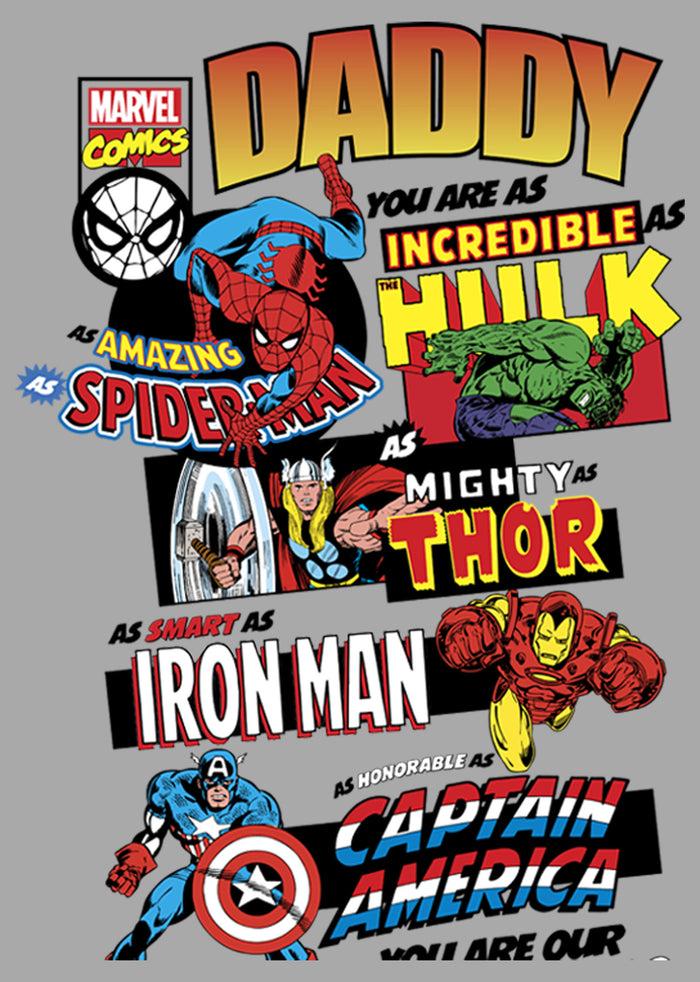 Fifth Sun Men's Marvel Ultimate Dad Compilation T-Shirt