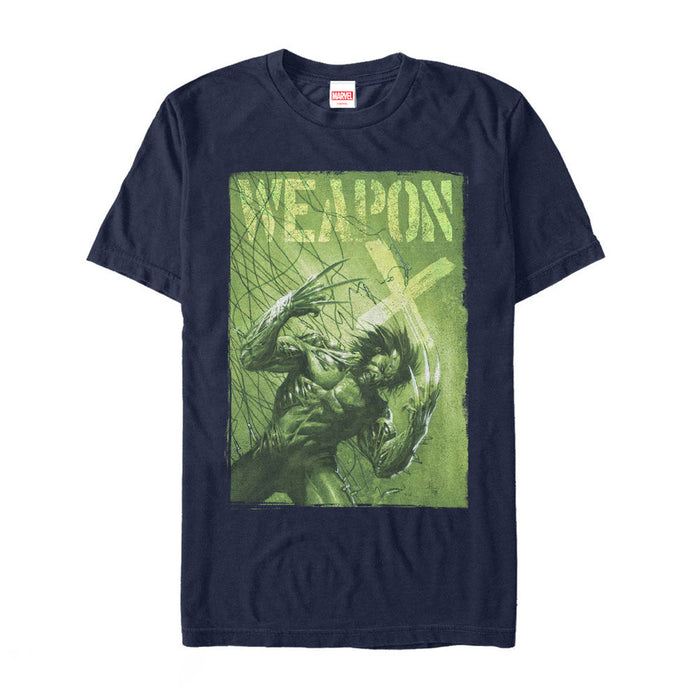 fifth sun Men's Marvel X-Men Wolverine Weapon X T-Shirt