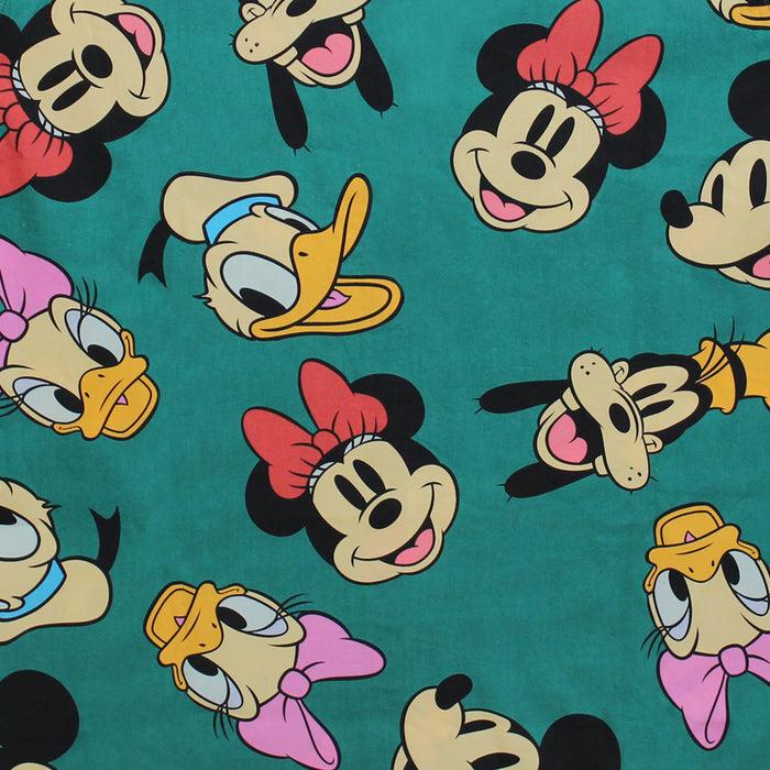 Fifth Sun Men's Mickey & Friends Retro Character Print Button Down Shirt