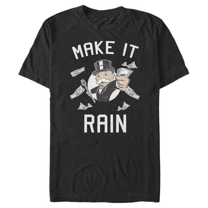 fifth sun Men's Monopoly Make It Rain Pennybags T-Shirt