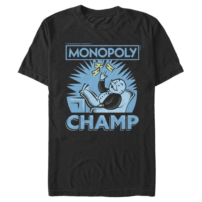 fifth sun Men's Monopoly Uncle Pennybags Champ T-Shirt