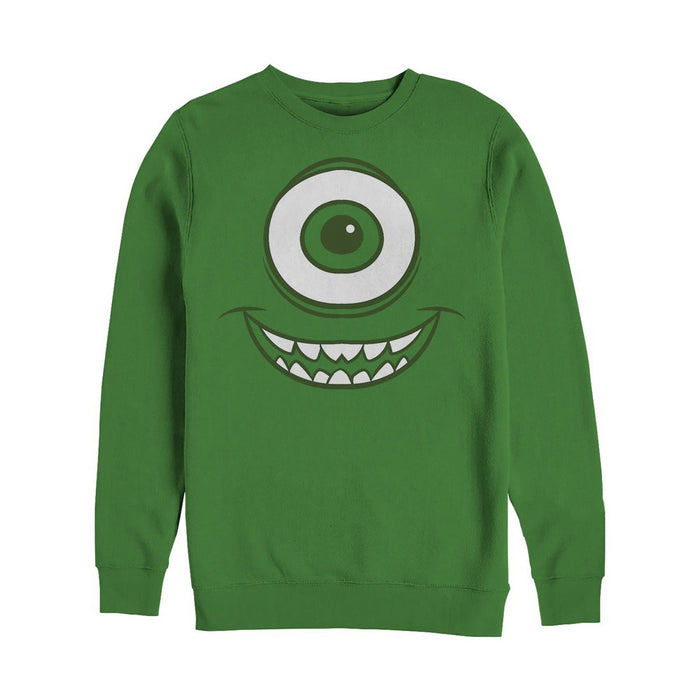 fifth sun Men's Monsters Inc Mike Wazowski Eye Sweatshirt