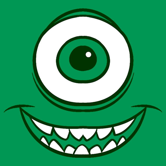Fifth Sun Men's Monsters Inc Mike Wazowski Eye T-Shirt