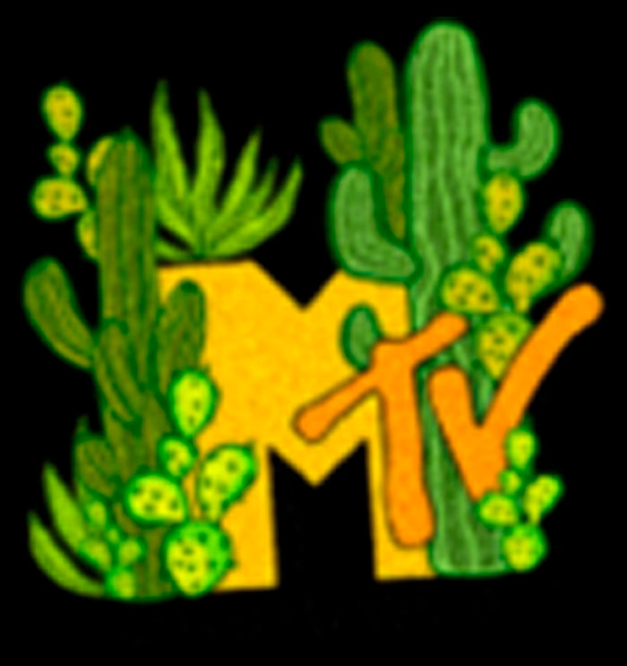 Fifth Sun Men's MTV Cactus Desert Logo Lounge Pants