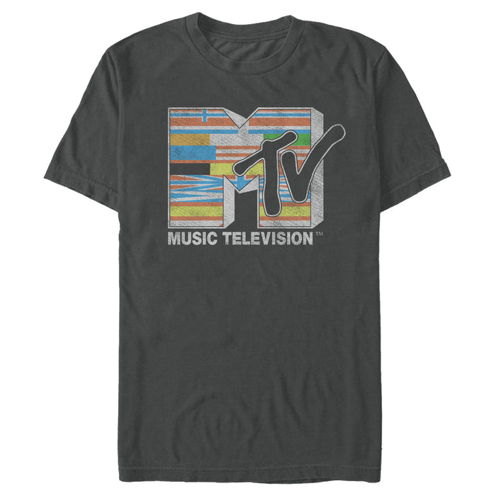 fifth sun Men's MTV International Flag Logo T-Shirt