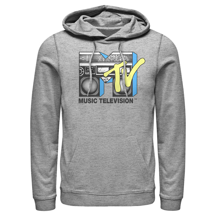 fifth sun Men's MTV Retro Stereo Logo Pull Over Hoodie