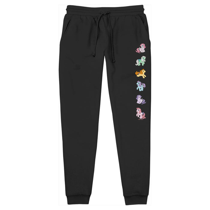 fifth sun Men's My Little Pony Colorful Pony Lineup Jogger Pants