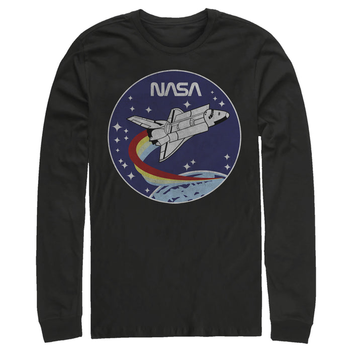 Fifth Sun Men's NASA Space Rocket Long Sleeve Shirt