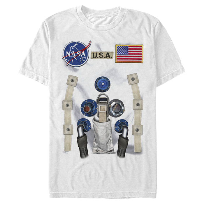 fifth sun Men's NASA U.S.A. Astronaut Suit Costume T-Shirt