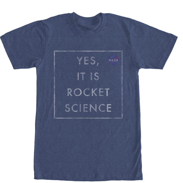 fifth sun Men's NASA Yes It is Rocket Science T-Shirt