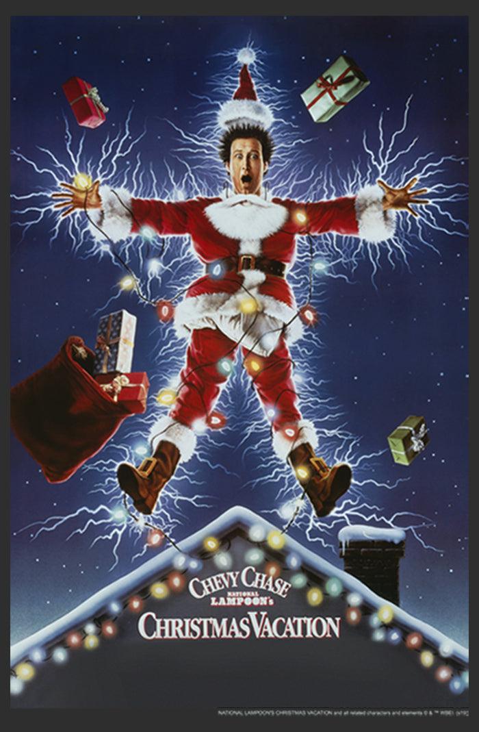 Fifth Sun Men's National Lampoon's Christmas Vacation Electrified Poster T-Shirt