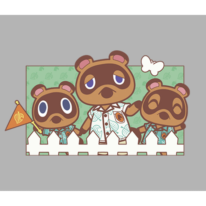 Fifth Sun Men's Nintendo Animal Crossing Nook Family Portrait Pull Over Hoodie