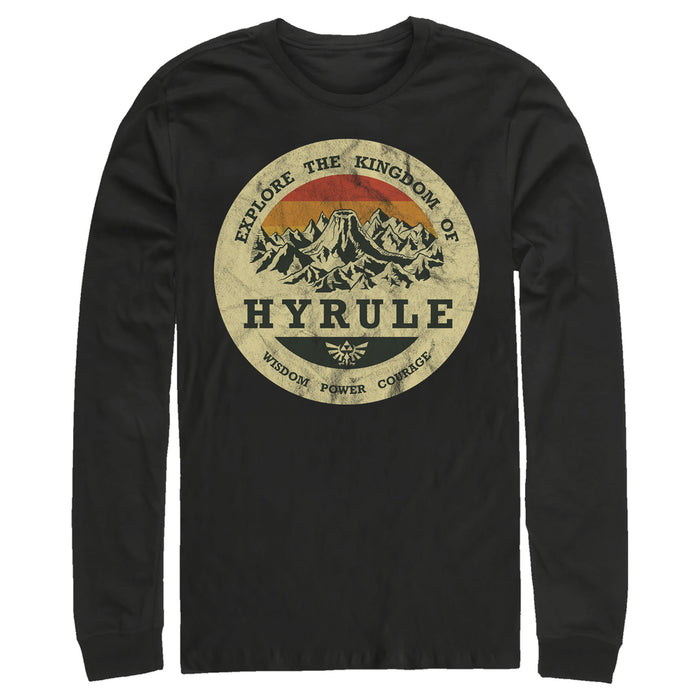 fifth sun Men's Nintendo Legend of Zelda Explore Hyrule Long Sleeve Shirt fifth sun Men's Nintendo Legend of Zelda Explore Hyrule Long Sleeve Shirt