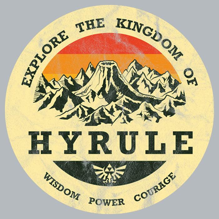 Fifth Sun Men's Nintendo Legend Of Zelda Explore Hyrule T-Shirt
